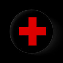 Hospital Cross buttons