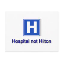 Hospital postcards