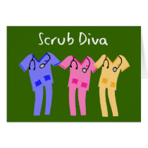 Hospital Scrubs Wearer Gifts Card
