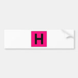 Hospital Sign Road Symbol Medical Doctor Bumper Sticker