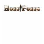 hoss posse fancy alone cowboy t-shirt