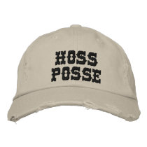 HOSS POSSE rag hat embroidered hats