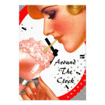 Host Around The Clock Bridal Shower Invitations