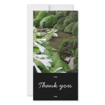Hosta in a Zen Garden Personalized Photo Card