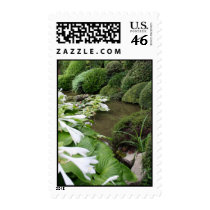 Hosta in a Zen Garden Postage Stamps