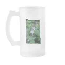 Hosta Plant Frosted Beer Mug mugs