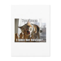 Hostage Queen Post Card