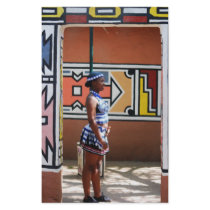 Hostess At Lesedi Stationery Design