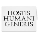 Hostis Humani Generis Card