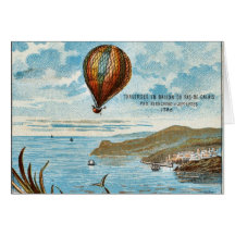 Hot Air Ballon Artwork Card