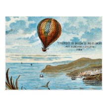 Hot Air Ballon Artwork Post Cards