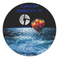hot air ballon, CAMP BISCO 7 stickers