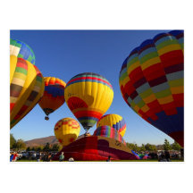 Hot Air Ballons Post Card