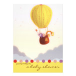 Hot Air Balloon Animals Invite invitations