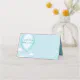 Hot Air Balloon Baby Shower Blue Place Card Zazzle