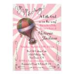 Hot air balloon Baby Shower Invitation