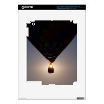 Hot Air Balloon, Balloon Fest, Olathe, Kansas, Sun Decals For iPad 3