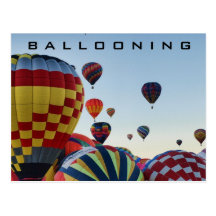 Hot Air Balloon - Ballooning Postcard