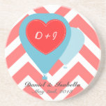 Hot Air Balloon Chevron Coaster coasters