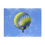 Hot Air Balloon Digital Art Watercolor Postcards