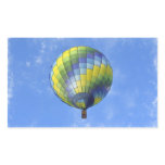 Hot Air Balloon Digital Art Watercolor Rectangle Sticker
