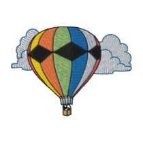 Hot Air Balloon embroidered shirts by ZazzleEmbroidery Hot Air Balloon embroidered shirts