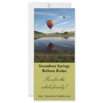 Hot Air Balloon Festival rack cards
