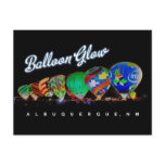 Hot Air Balloon Glow Albuquerque, NM Postcard