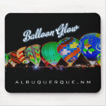 Hot Air Balloon Glow- Ballooning mousepads