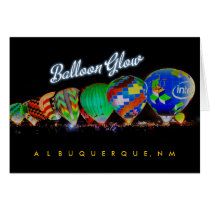 Hot Air Balloon Glow - NM Festival cards
