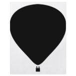 hot-air balloon icon personalized flyer