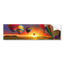 hot air balloon image bumper stickers