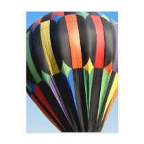 Hot Air Balloon In Flight Postcard
