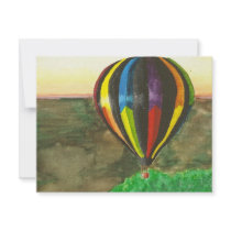 Hot Air Balloon Personalized Announcement