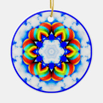 Hot Air Balloon Kaleidoscope Ornament ornaments