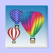 Hot Air Balloon Magnet magnets