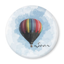 Hot Air Balloon Fridge Magnet