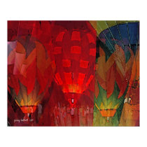 Hot Air Balloon Mania print by ginnyl52 Hot Air Balloon Mania print
