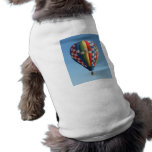 Hot air balloon multicolored pet shirt