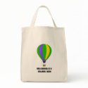 Hot Air Balloon Natural High Tote Bag