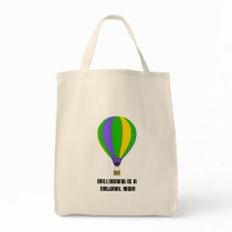 Hot Air Balloon Natural High Tote Bag by mariannegilliand Hot Air Balloon Natural High Tote Bag