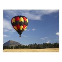 Hot Air Balloon near Wanaka, South Island, New Post Card