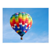 Hot air balloon post cards