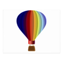 Hot Air Balloon Postcard