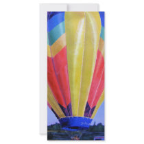 Hot Air Balloon Full Color Rack Card