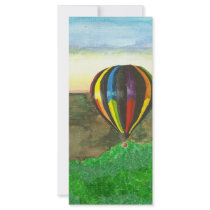 Hot Air Balloon Custom Rack Card