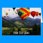 Hot Air Balloon Ride in the Rockies cards