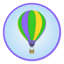 Hot Air Balloon Sticker by mariannegilliand Hot Air Balloon Sticker