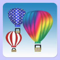 Hot Air Balloon Sticker stickers