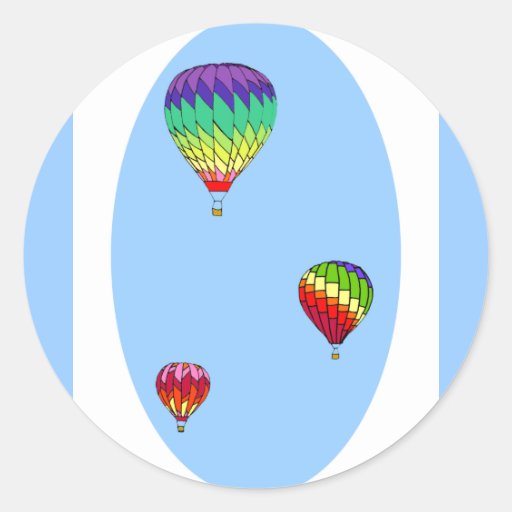Hot Air Balloon Stickers Zazzle